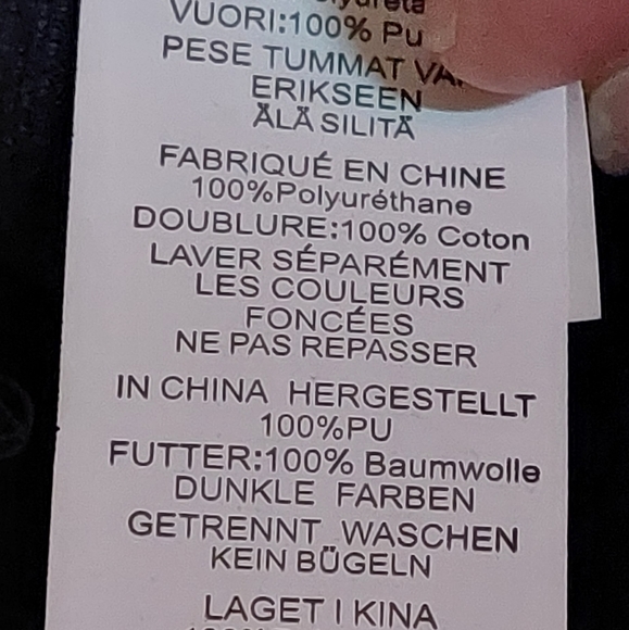 Missguided Chic Vegan Leather Belted High-Rise Straight Leg Pants Size 6 - Picture 10 of 10